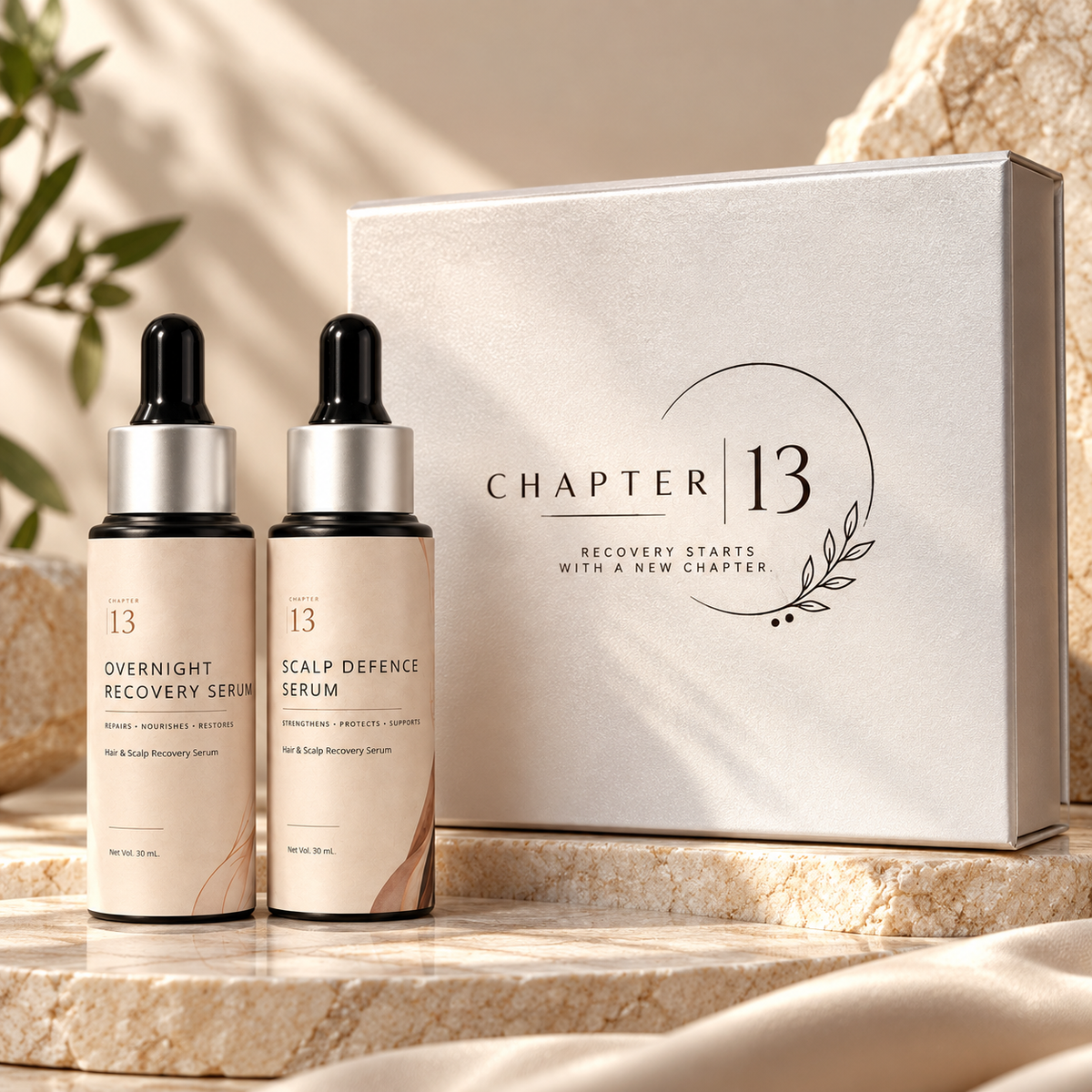 Scalp Recovery + Defence Serum Duo – Day & Night Scalp Care System