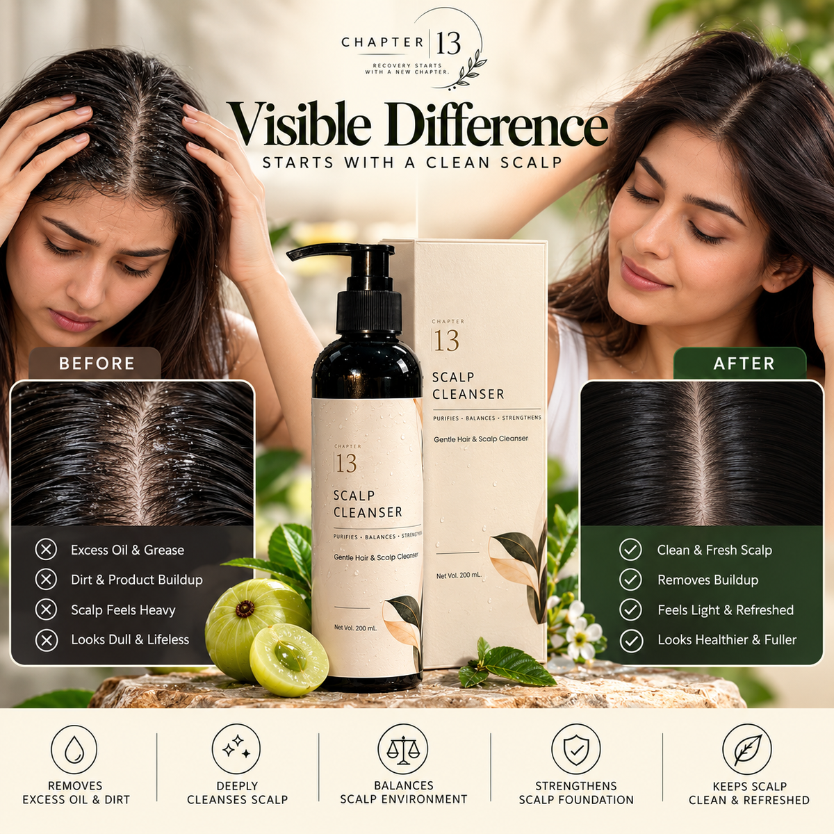 Scalp Cleanser – Gentle Hair & Scalp Cleanser